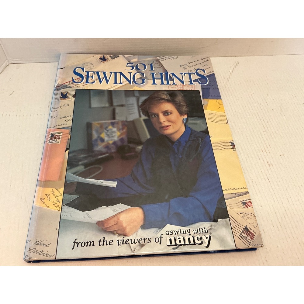Oxmoor House Vintage 501 Sewing Hints Nancy Zieman Hardcover Craft Book OS